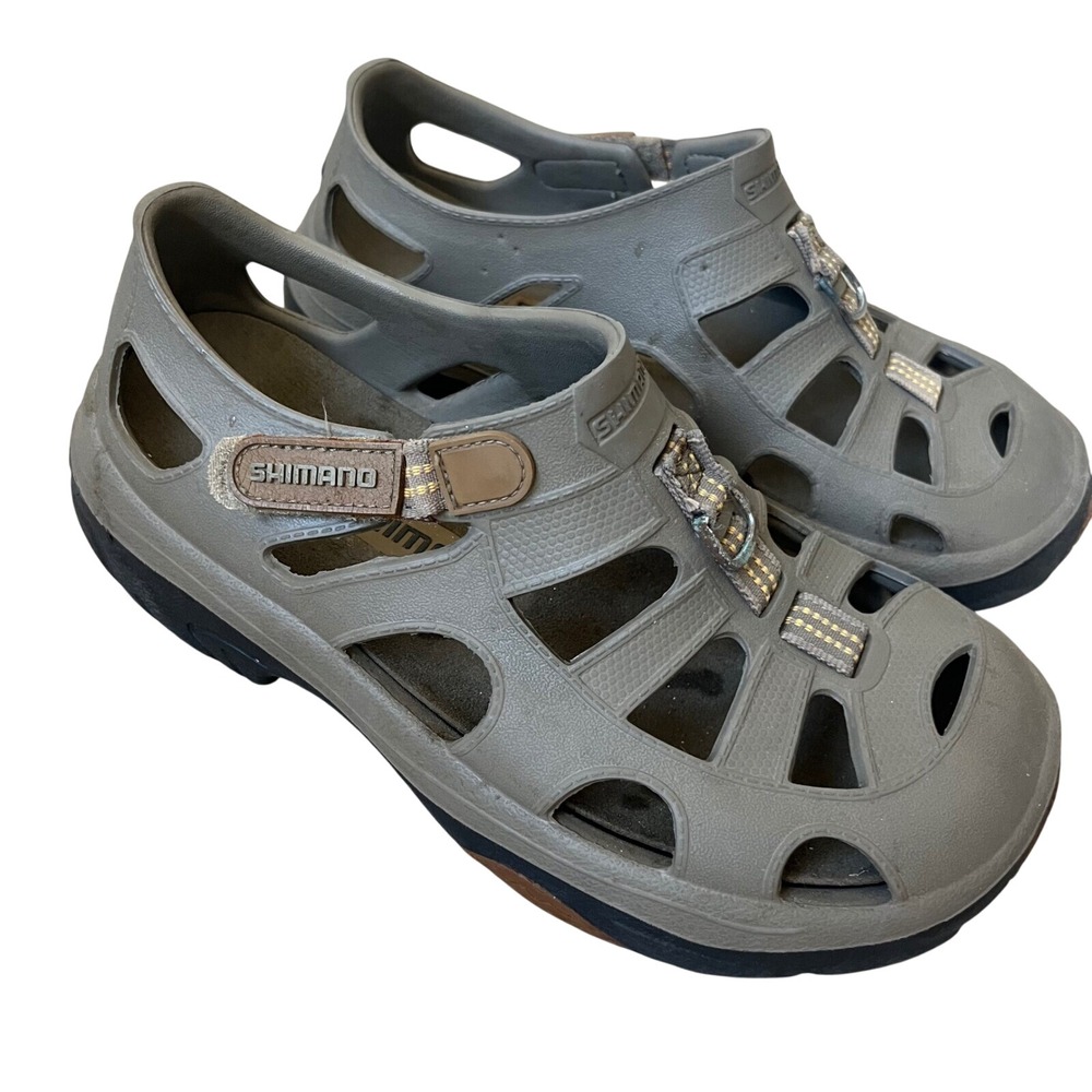 Shimano Taupe Sandals with Dark Sole